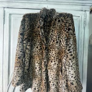 SANCTUARY - Faux Fur Leopard Coat